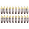 Speaker Wire Cable To Audio Male Connector Adapter Gold Plated 20pcs