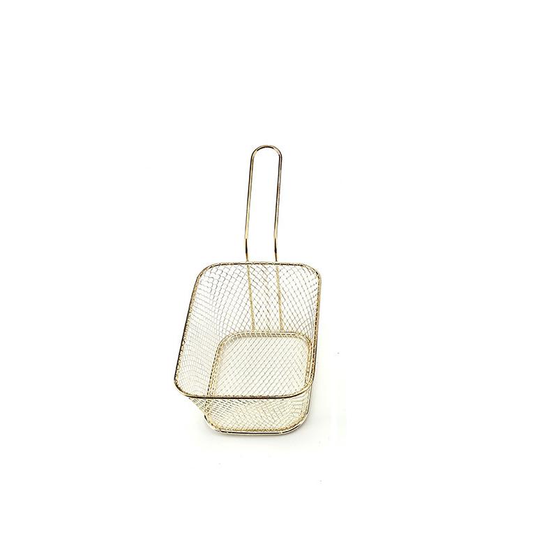 large size Fryers Basket Net Mesh Fries Chip Kitchen Tool Stainless Steel Fryer Home French Fries Baskets Strainer