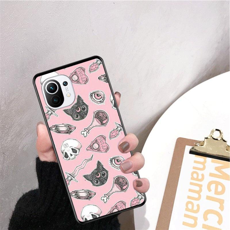 Girly Pastel Witch Goth Phone Case for Xiaomi 12 Mi 10T 11T 11 Pro 10 10T 11 Lite 10pro 11Ultra Poco X3 Pro Poco F3 M3