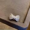 CopperFancy Bow Ring with Dazzling CZ Women Finger Ring Newly Designed Wedding Bands Statement Accessories Jewelry