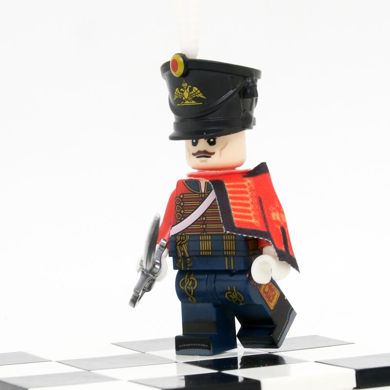 Mini-figure Miniature  | Napoleonic Wars | Russian Imperial Guard Hussar |  Building Toys | MOC Minifig  | New 018