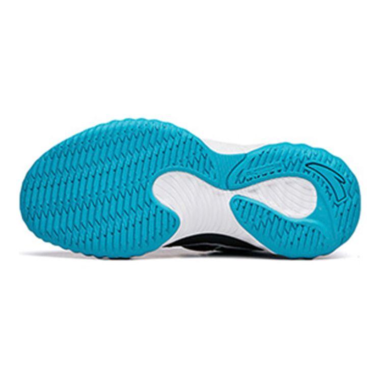 Anta Antiskid Shock Absorbing Low Top Sports Casual Shoes Kids Sneakers Green Black White A312121129-1