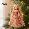 Double-sided Printed Ornaments 2D Flat Acrylic Christmas Ornaments Bead Embroidered Art Goddess