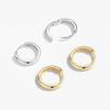 925 Silber Geometrische Creolen für Damen Modeschmuck Silber Schmuck Geschenke Trendig