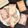 4 pièces/lot Mignon Panda Notes Adhésives pour Étudiants Kawaii Dessin Animé Panda Bloc-Notes Commentaires Papier Notes Adhésives Scolaire Livre Affiché