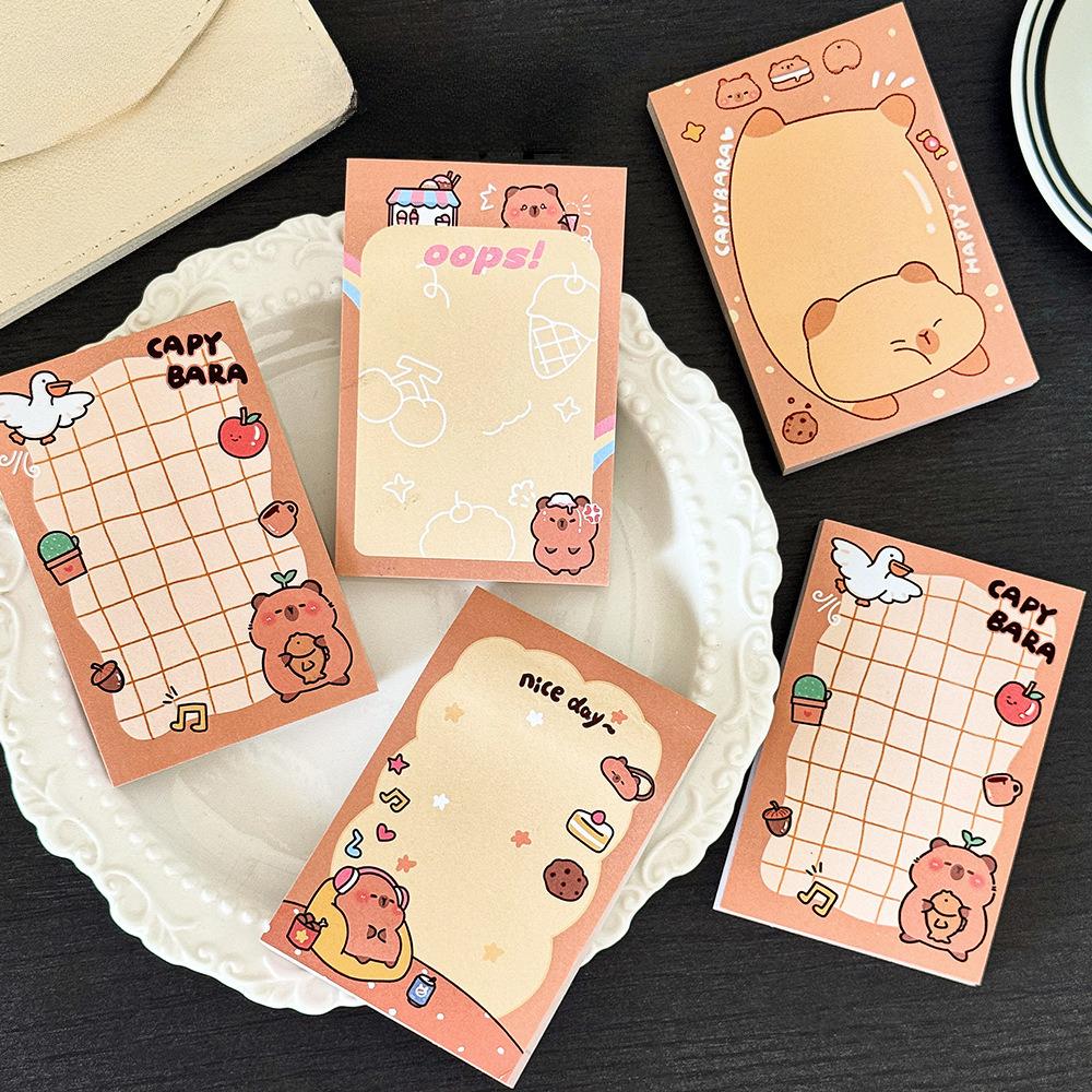 4 pièces/lot Mignon Panda Notes Adhésives pour Étudiants Kawaii Dessin Animé Panda Bloc-Notes Commentaires Papier Notes Adhésives Scolaire Livre Affiché