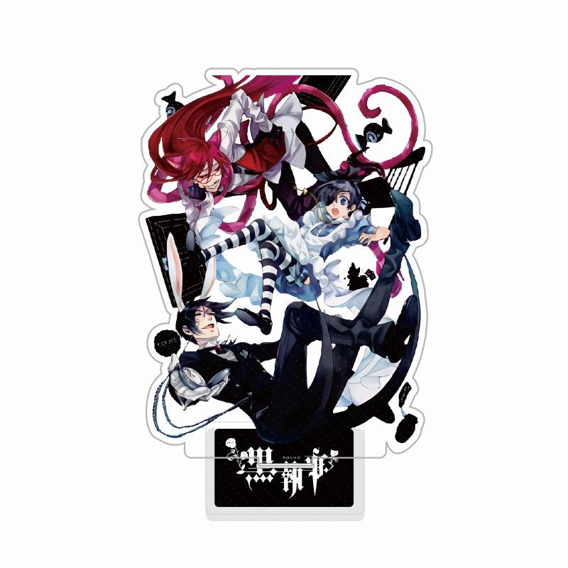 Anime Black Butler Acrylic Stand Model Cosplay Charm Characters Ornament Accesorios  Gifts 15cm