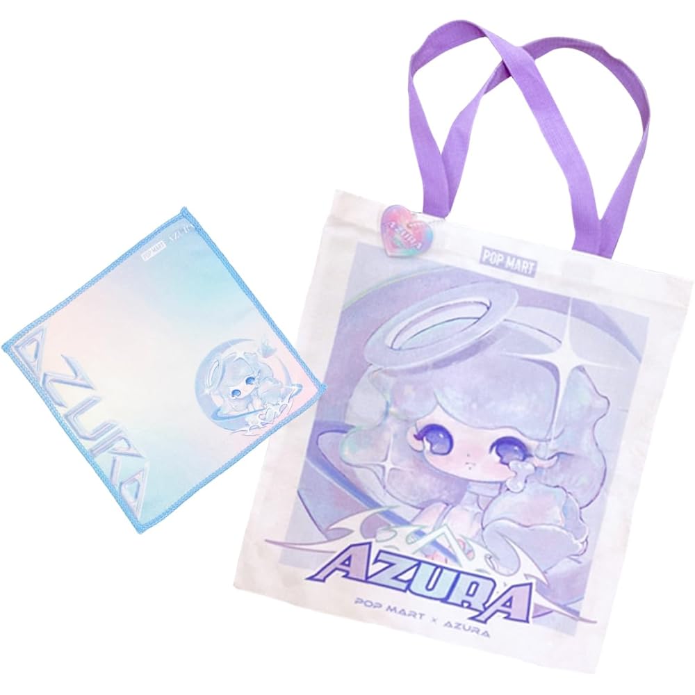 

Pop Mart Azura Y2K Tote Bag and Handkerchief Set Toy Gift for Collectors