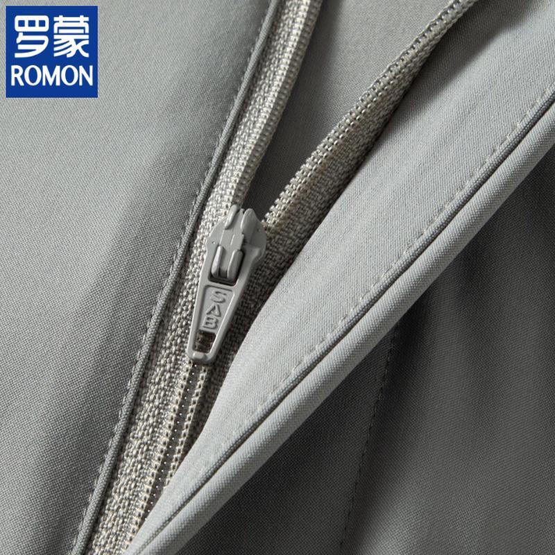 ROMON Men's Lightweight Business Casual Trousers