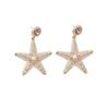 New Fashion Exaggerate Personality Acrylic Retro Star Earrings Cute and Elegant Women's Festival Party Accessories Gifts