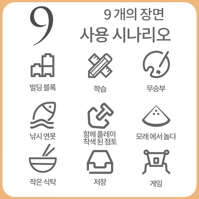 Multifunctional Children's Tables and Chairs Set of Toddler Puzzle Blocks Assembled Toys Blocks Children's Dining Table