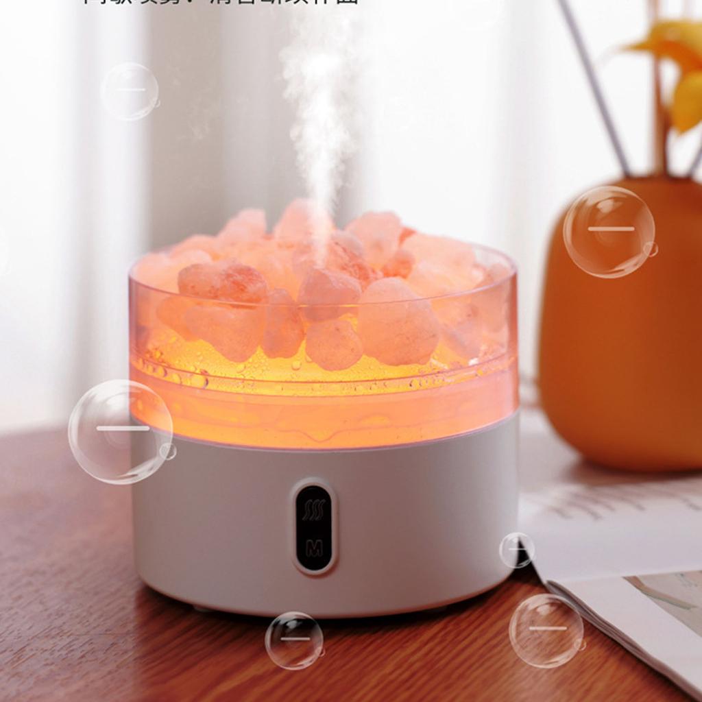 Salt Lamp Diffuser Humidifier Multi Colors Crystal Salt Lamp USB Desktop Essential Oil Diffuser Humi