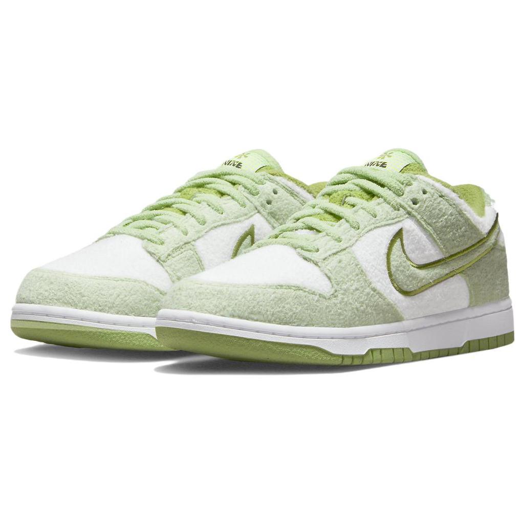 New Nike Dunk Low Se Fleece Pack Honeydew Women's DQ7579-300
