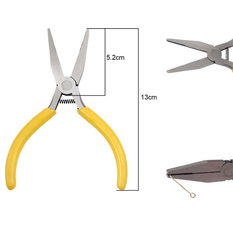 "Handmade Pink Needle-Nose Pliers: Multi-Function Jewelry Tool for Beading and Winding"