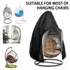 Foldable Eggshells Hanging Chair Cover Anti UV Sun Protector 210D Outdoor Garden Swing Egg Chair Waterproof Furniture Cover