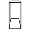 VidaXL Table console Transparent 100x35x75 cm Verre trempé