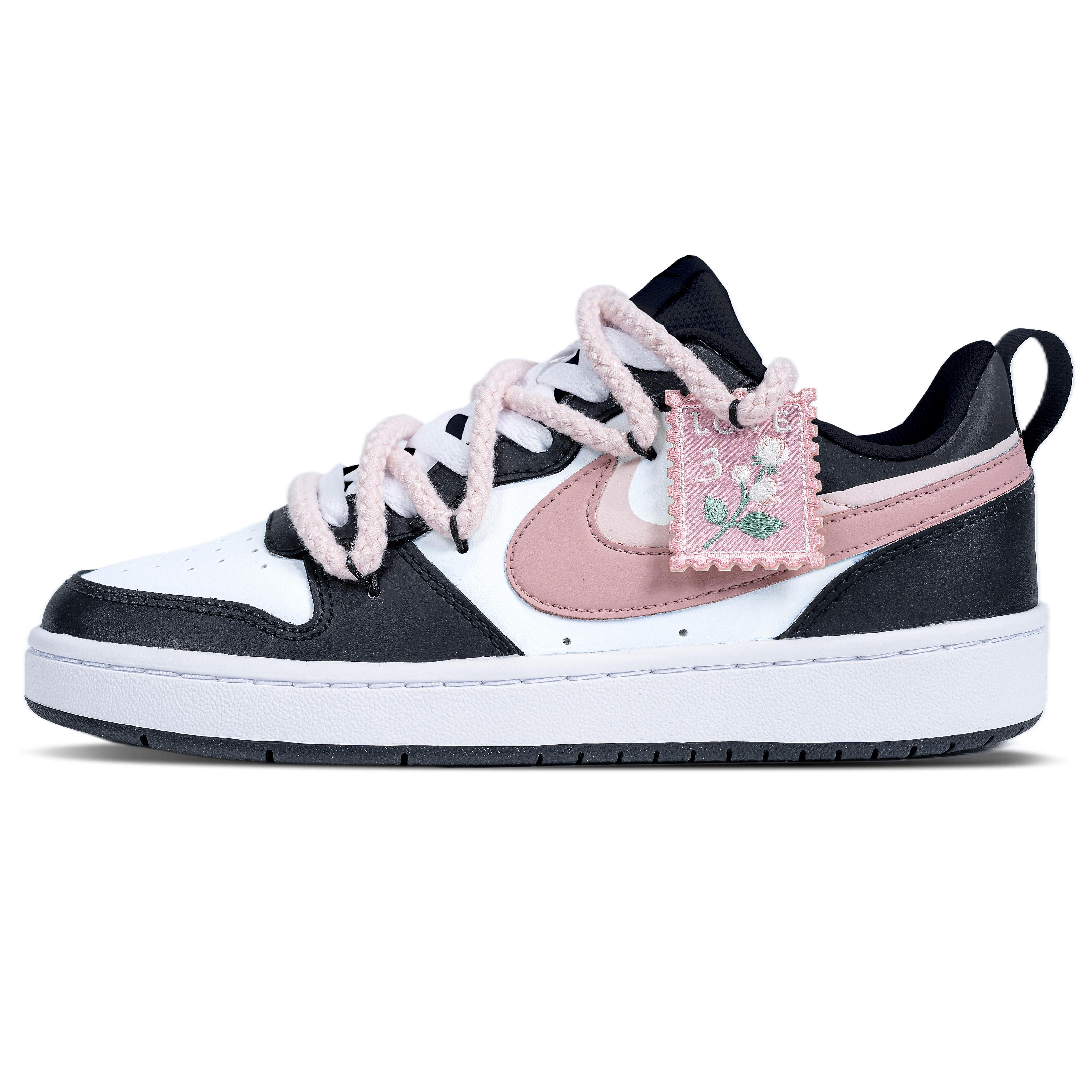 

Nike Low 2 Gothic Pink Rose Platform Slip Resistant Abrasion Resistant Low top Skateboard Shoes Women s BQ5448-115(Team-) 39
