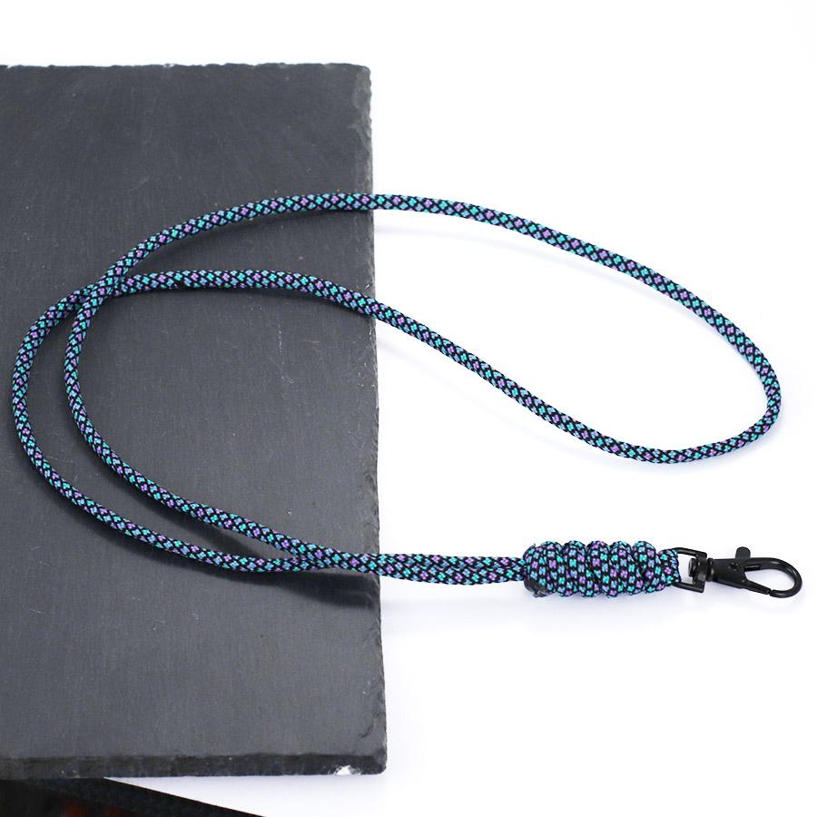 

Handmade Paracord Keychain Mobile Phone Student Card Lanyard Mountaineering Survival Key Ring Elderly Anti Slip Hanging Rope фиолетовый
