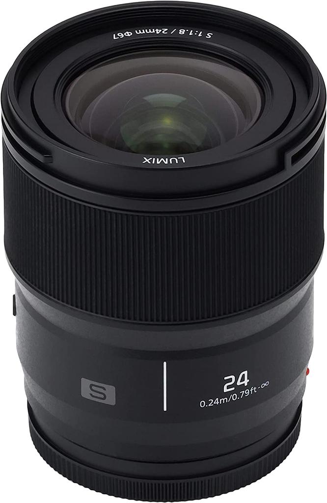 Panasonic LUMIX S Prime Lens for Mirrorless Cameras 24mm/F1.8 S-S24 Large-Aperture Wide-Angle Full-Frame (L-Mount System)
