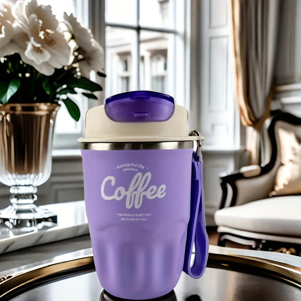 360ml Vysoká krása Mužský a ženský student Auto Voda Dárek Kávový hrnek 304 Nerezový Izolovaný hrnek