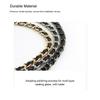 Bag Chain Leather Belt Shoulder Strap Metal Buckle Extension Girl Women Handbag Messenger Crossbody Purse Accs