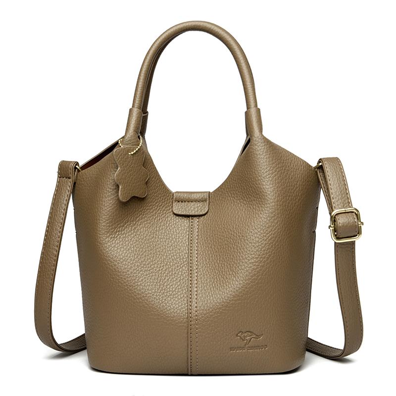 Women's vintage PU leather shoulder bag  monochromatic  simple style  feminine bag  crossbody bag