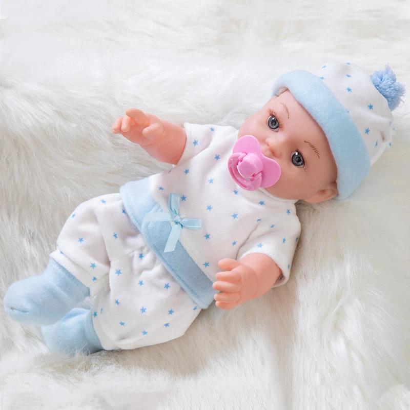 Til 12 tommer 30 cm babydukker Outfits Tøj Bæresele Tegneseriebjørn Vinter Pyjamas Jumpsuit Plys Tøj Tilbehør