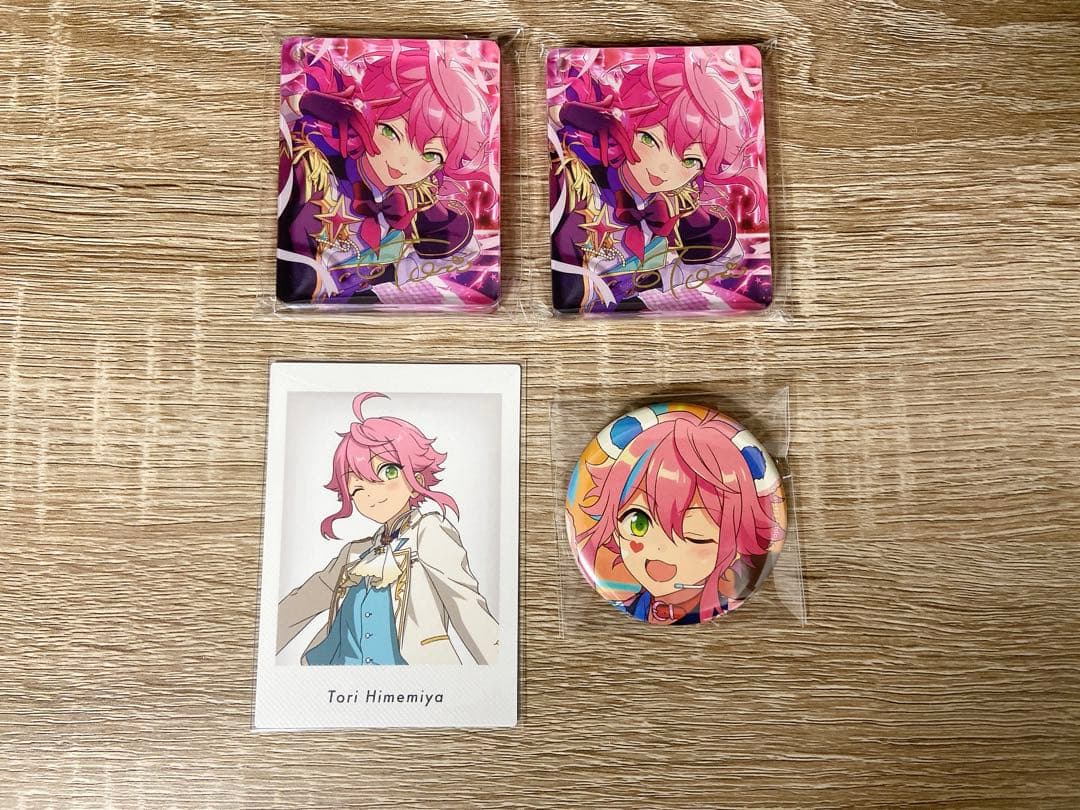 

[USED] Ensemble Stars! Tori Colotta Bonus Pashats Exhibition Can Badge Anime Cafe