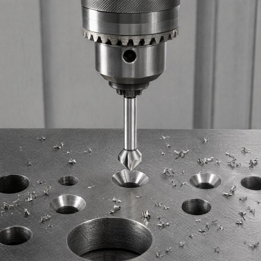 6pcs 3 Groove Design Chamfering End Mill Bits 90 Degree Angle 3 Flute Chamfer Bit Woodworking Use
