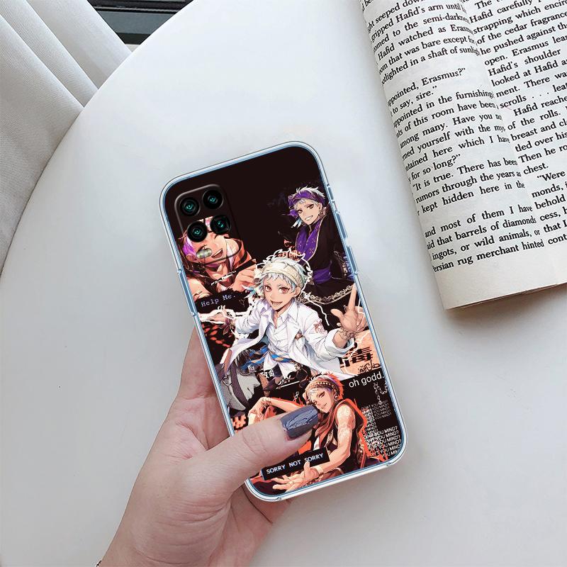 Disney Twisted Wonderland Transparente Handyhülle für Samsung Galaxy A04 A04S A14 A23 A34 A54 M23 M33 M52 M53