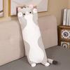 50cm Cute Soft Long Cat Plush Toys Stuffed Pause Office Nap Pillow Bed Sleep Home Decor Gift Doll for Kids Girl Birthday Gift