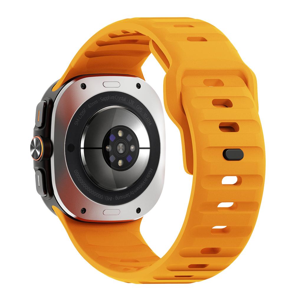 For Samsung Galaxy Watch Ultra 2 Strap 47mm Accessories Breathable Sport Silicone Bracelet Correa Galaxy Watch Ultra 47 mm Band