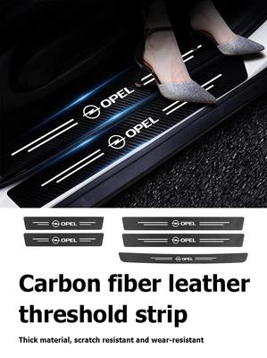 Carbon Fiber Car Sticker Trunk Protective Strip Anti Scratch Decal For Corsa Astra Mokka-e Frontera Grandland Combo Zafira