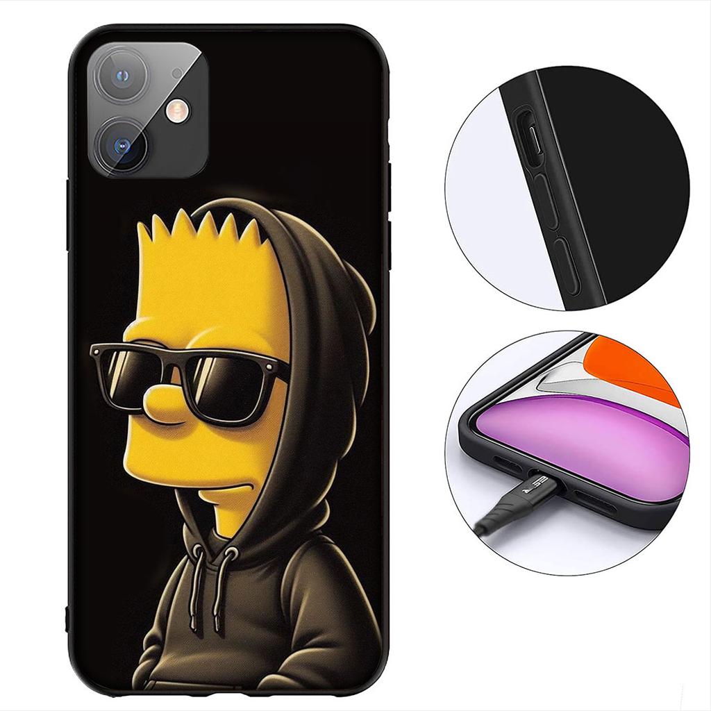 The Wallpaper S-Simpsons-Anime Phone Case for Samsung Galaxy Note 20 9 10 S8 S10 Lite S9 Plus A54 A53 A21S S10E A17 Soft Cover