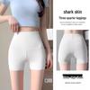 Women's High Waist Tummy Control Three-Quarter Summer Yoga Pants - Shark Skin, Seamless, Anti-Roll, Anti-Exposure Base Layer Shorts