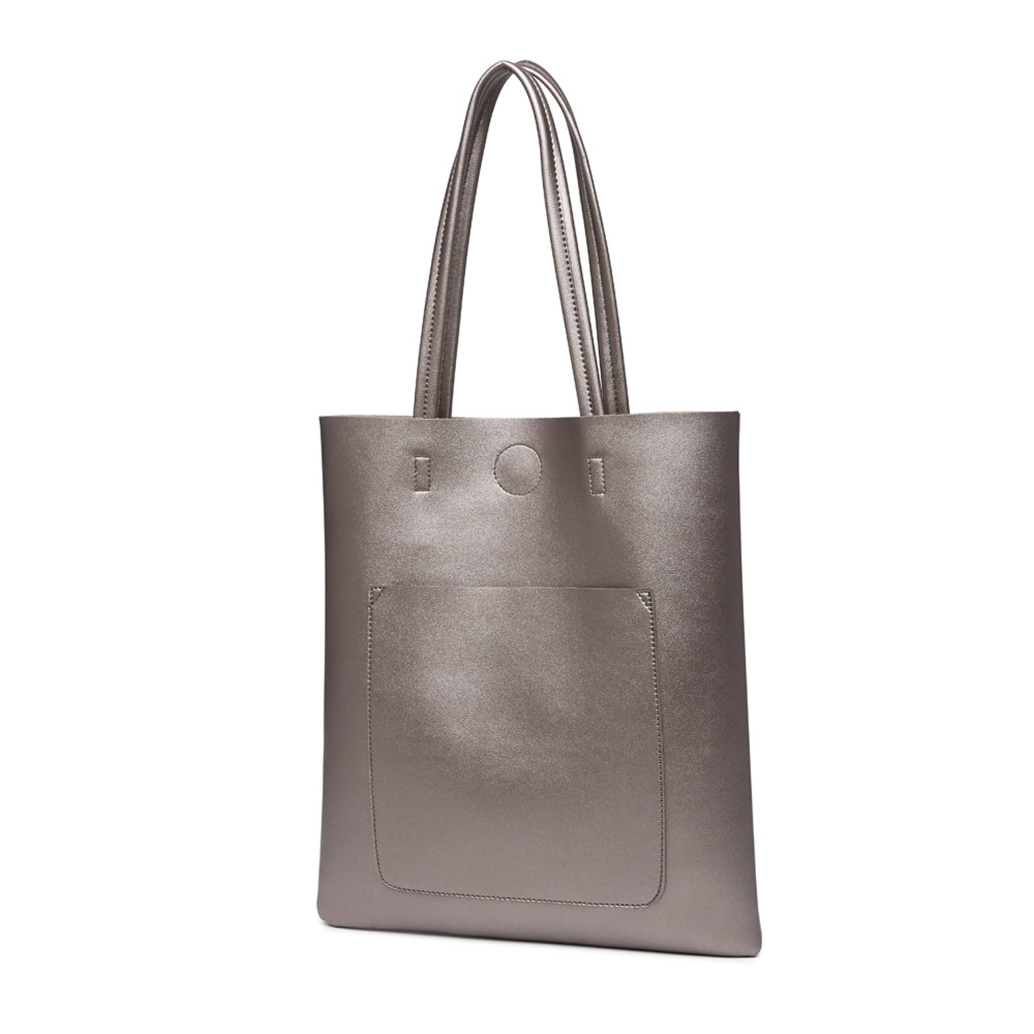 

Tote for A4 for for use as a side PU PT305 [Guccio Italy] [Port Jour] bag, vertical, women, size, presentations, bag, lightweight, simple, elegant, бронзовий