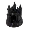 Gothic Style Table Centerpiece 3D Printed Medieval Castle Candle Holder, Dark Handmade PLA Art Candlestick, Fantasy Ornament for Halloween Home