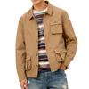 Men's Relaxed-Fit Casual Workwear Long-Sleeve Jacket