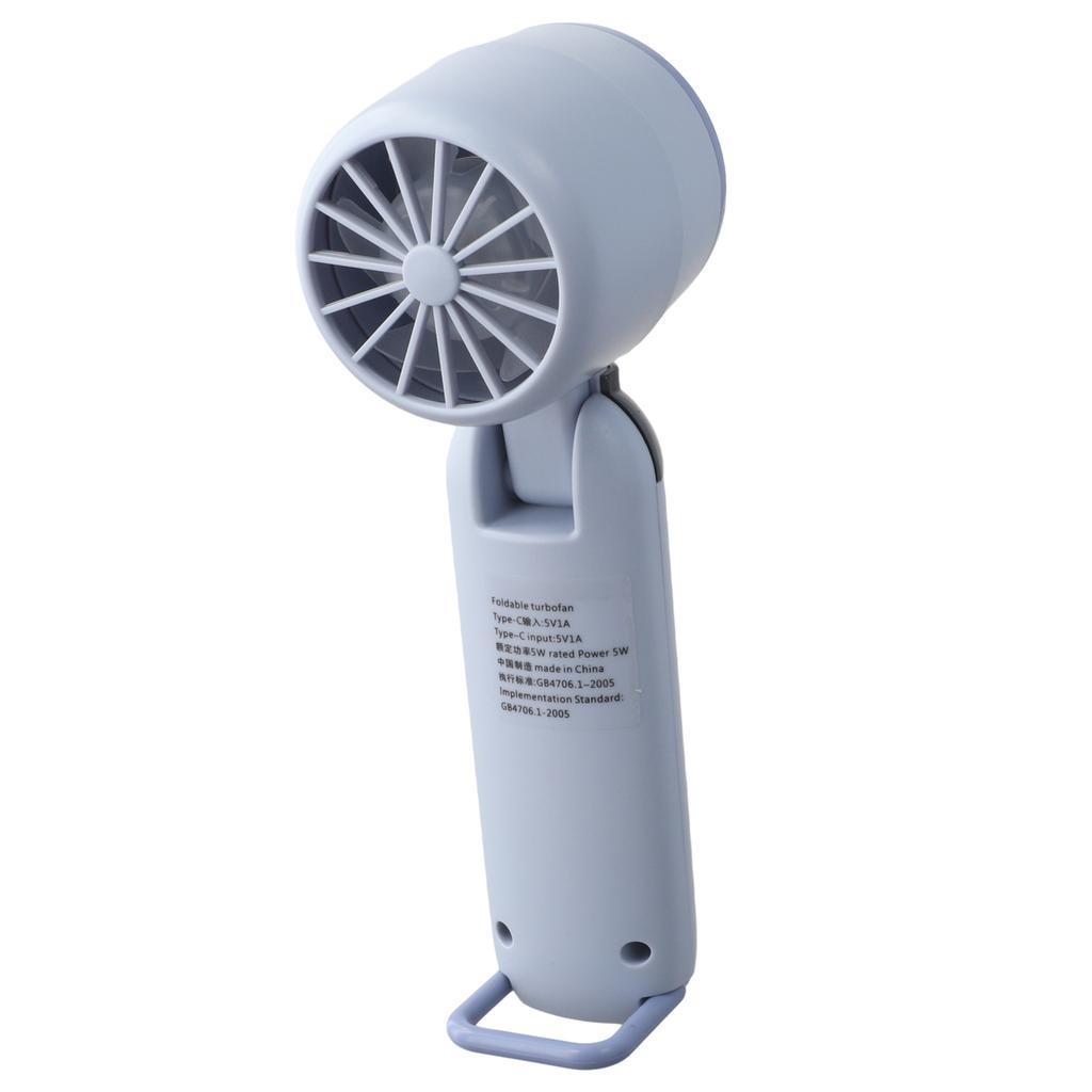 Compact Travel Fan Mini Foldable Fan Convenient Charging Lightweight Design Modern Appearance Multifunctional Tool