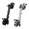 Fishing Sun Cover Bracket with Chair Frame Mount and Adjustable Support Arm for Shoreline and Lake Positioning