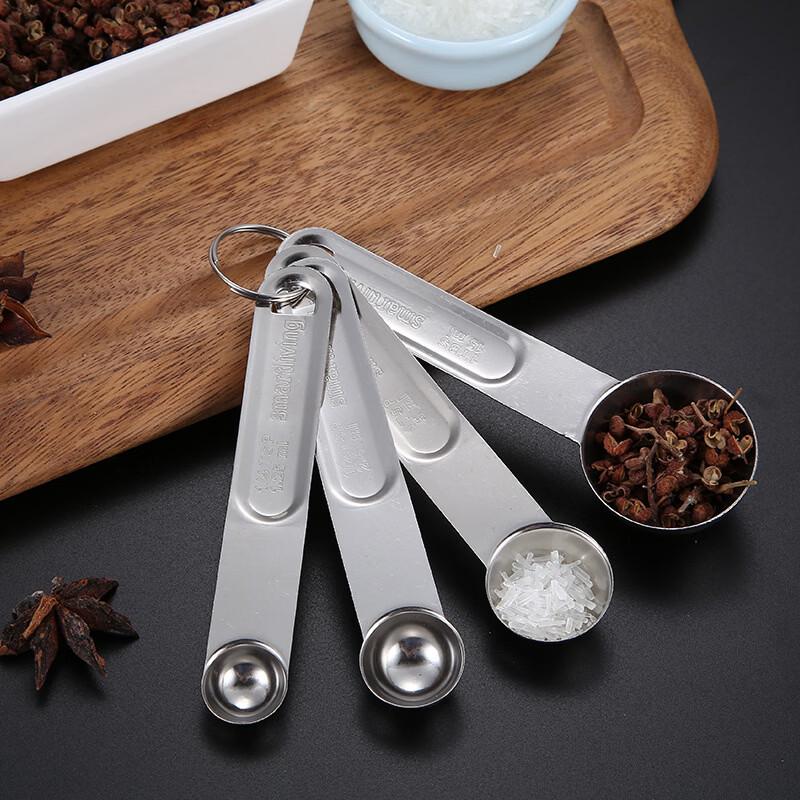 Ruhan 4-Piece Stainless Steel Measuring Spoon Set