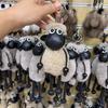 Cute Cartoon Sheep Fur Keychain Bag Charm