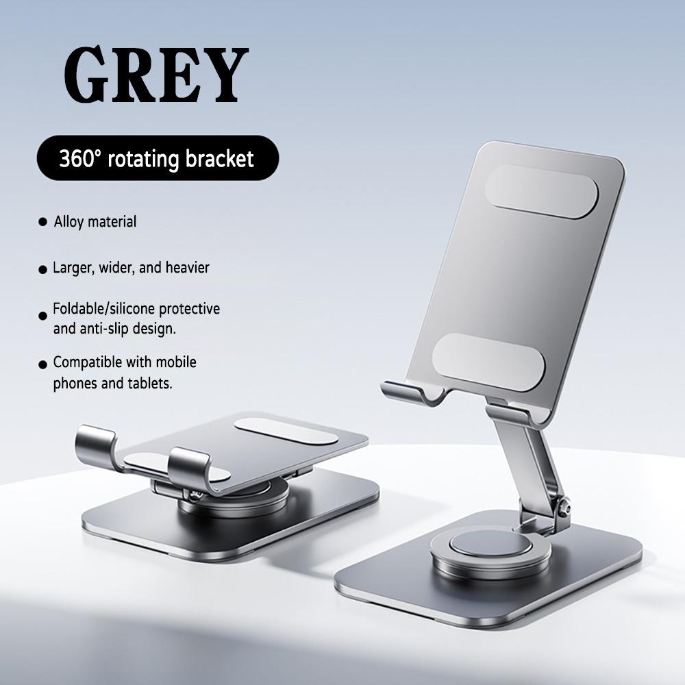Folding tablet, all-metal rotating 360 bracket, desktop high-end mobile phone bracket, rotatable folding drama chasing artifact