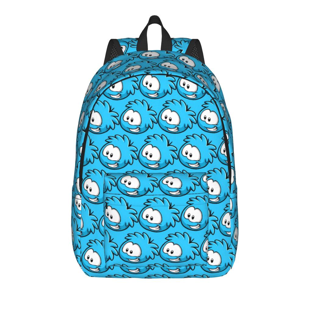 Green Puffle Fashion Backpack with Pocket Student Hiking Travel -Intro Daypack for Men Women Laptop Shoulder Bag