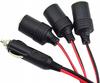 Strong Cigarette Lighter Socket Extension Cord 15A 12V 24V 3 Sockets 200 Cm.