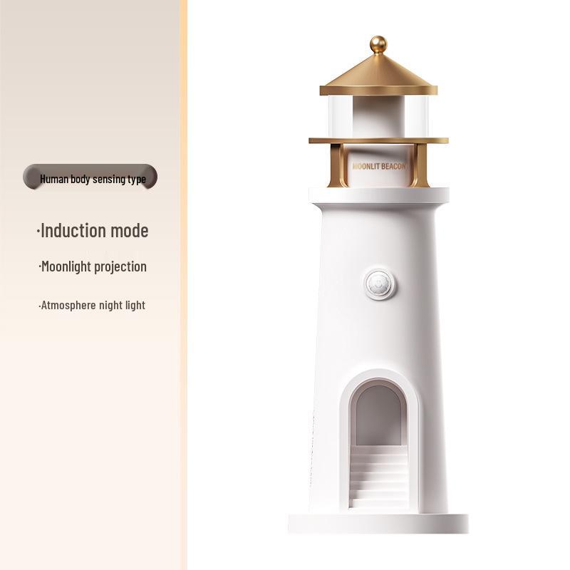 Moonlight Atmosphere Projector: Bluetooth Body-Sensing Night Lamp with Remote Control