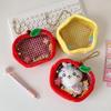 Sophisticated Star Patterned Plush Carrying Bag Compact Storage Solution Cartoon Star Toy Organizer For Toys Cosmetics