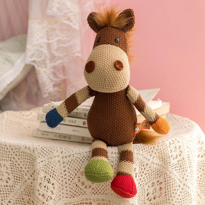 Cute Animal Wool Doll Plush Toy Children's Comfort Doll Sleeping Gift