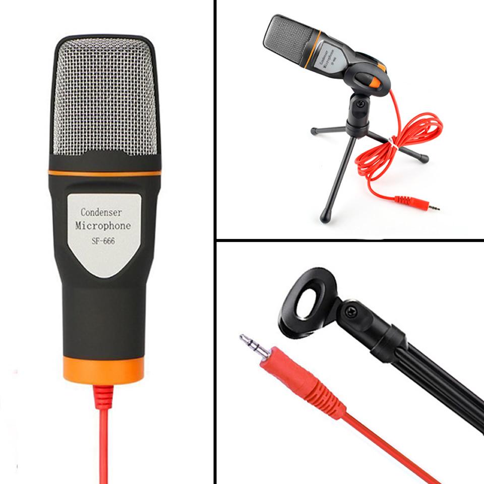 Professional Condenser Wired Microphone Mic For PC Karaoke Sound Room Gaming Audio Sing Machine System Live Streaming Kits Gamer