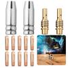 For MB 15AK MIG Welding Torch Welding Nozzle Welding Accessory 0.8mm Aperture Welding Torch Smooth Wire Feed Threadless Design